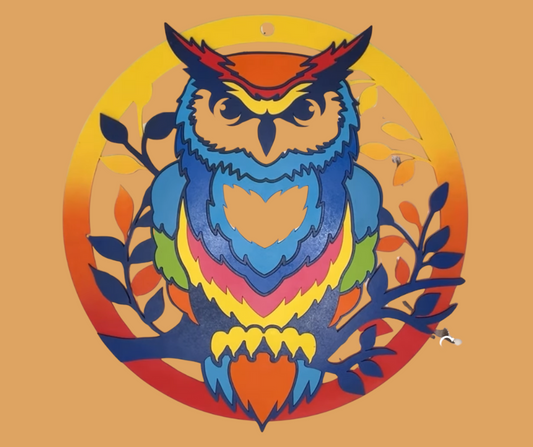 Rainbow Pride Owl