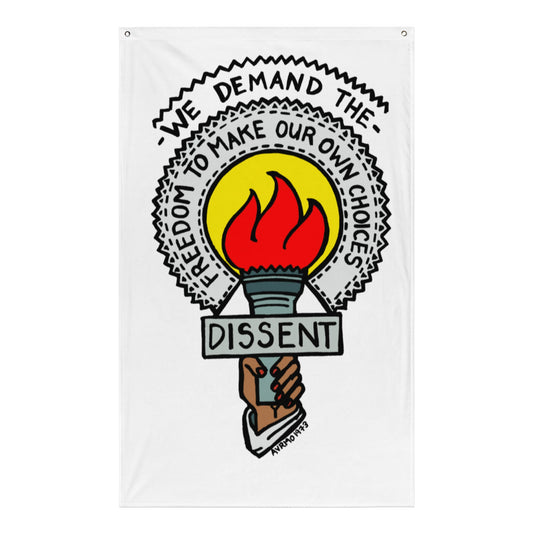 "Dissent" BIPOC (Medium skin toned) Flag