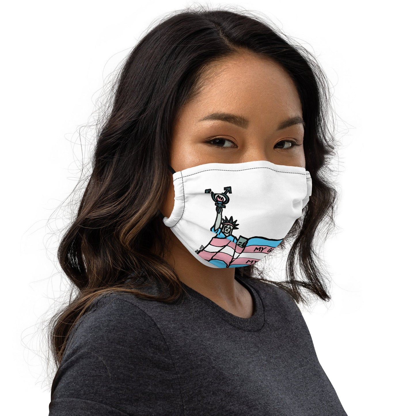 "My Gender, My Choice" facemask