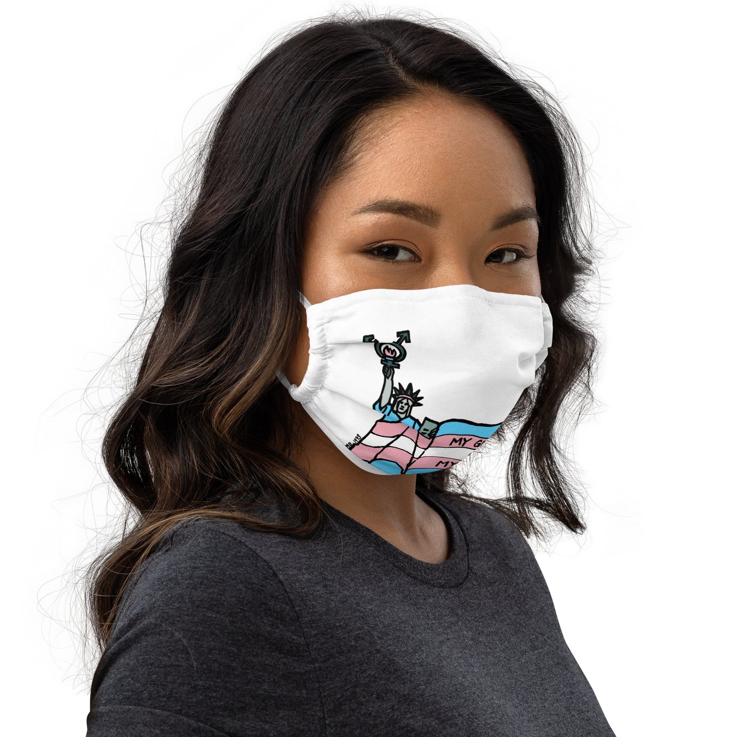 "My Gender, My Choice" facemask