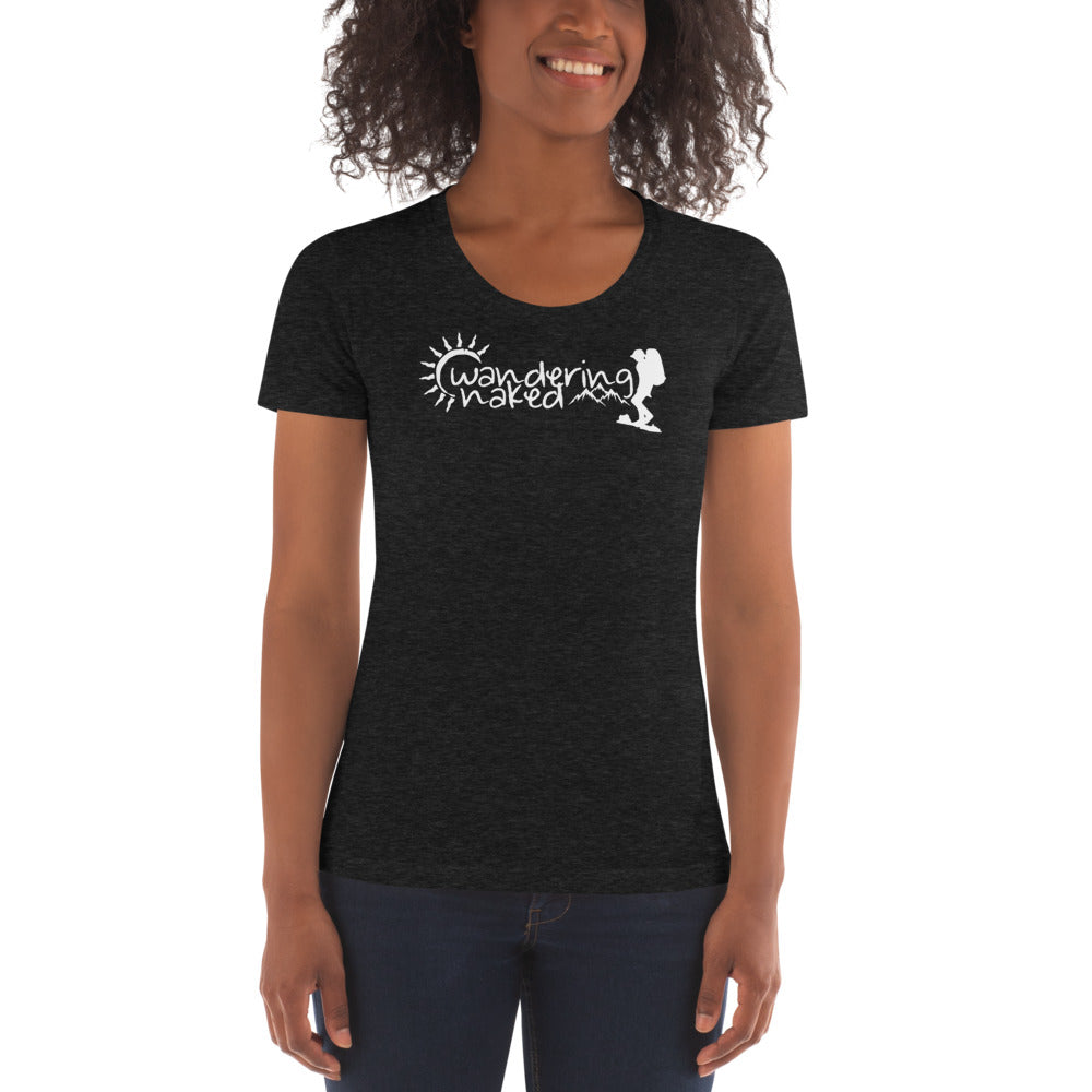 Wandering Naked Logo - Women's Crew Neck T-shirt