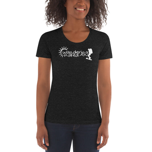 Wandering Naked Logo - Women's Crew Neck T-shirt