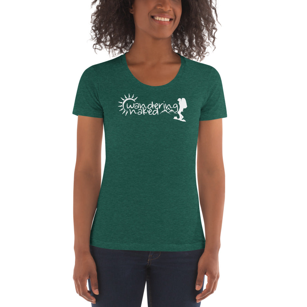 Wandering Naked Logo - Women's Crew Neck T-shirt