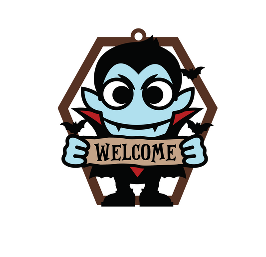 Vampire Welcome Sign