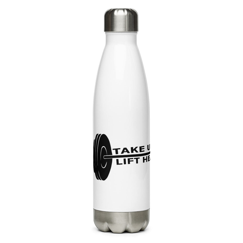 "TAKE UP SPACE" Stainless Steel Water Bottle