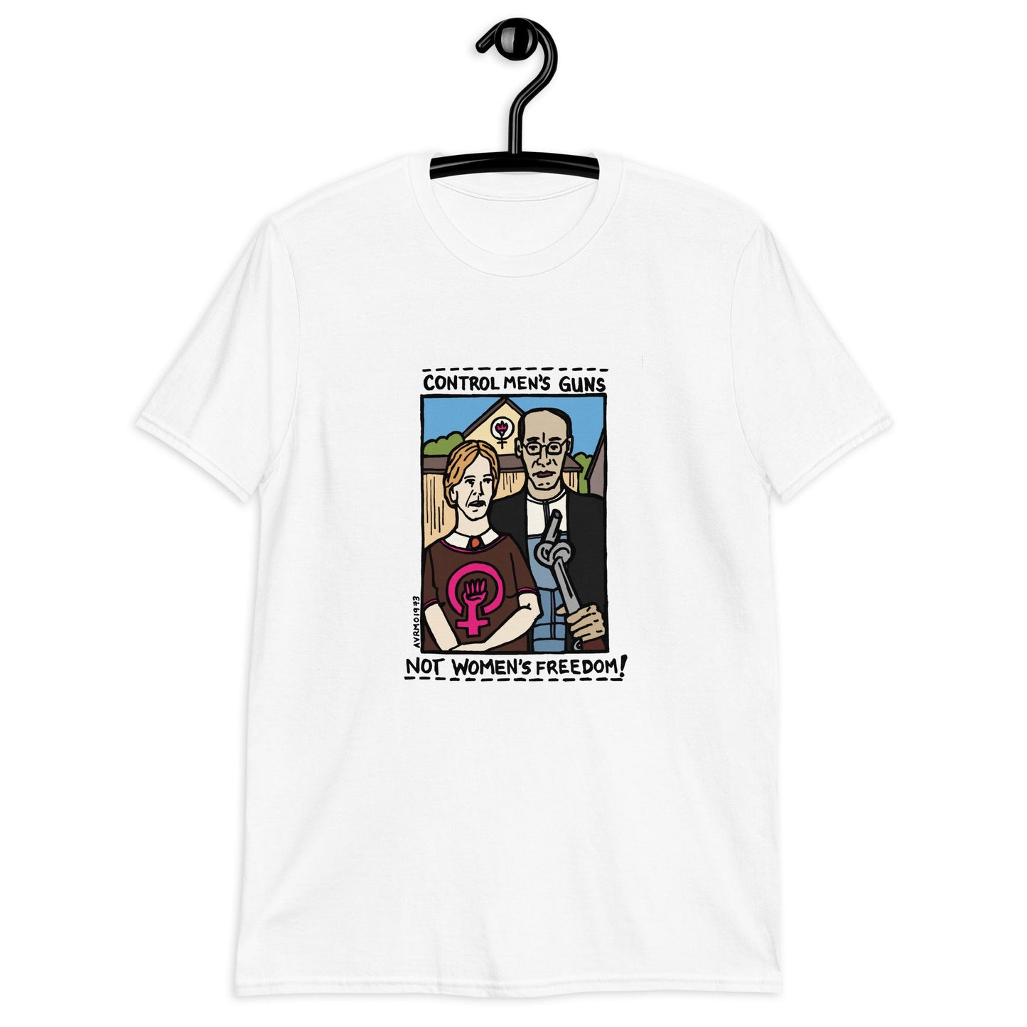 "Men's Guns, Women Freedom" tshirt