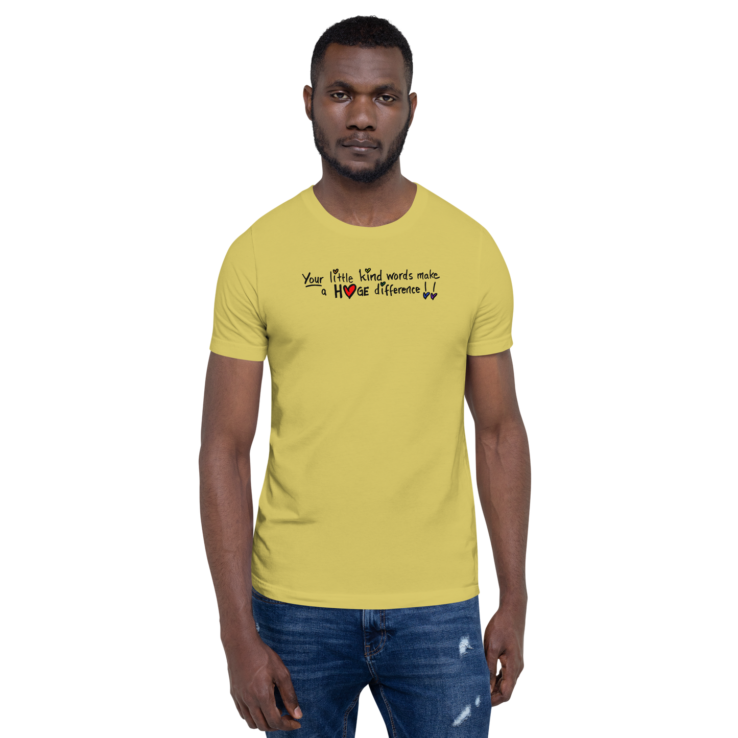 Little Kind Words Make a Huge Difference - Short-Sleeve Unisex T-Shirt