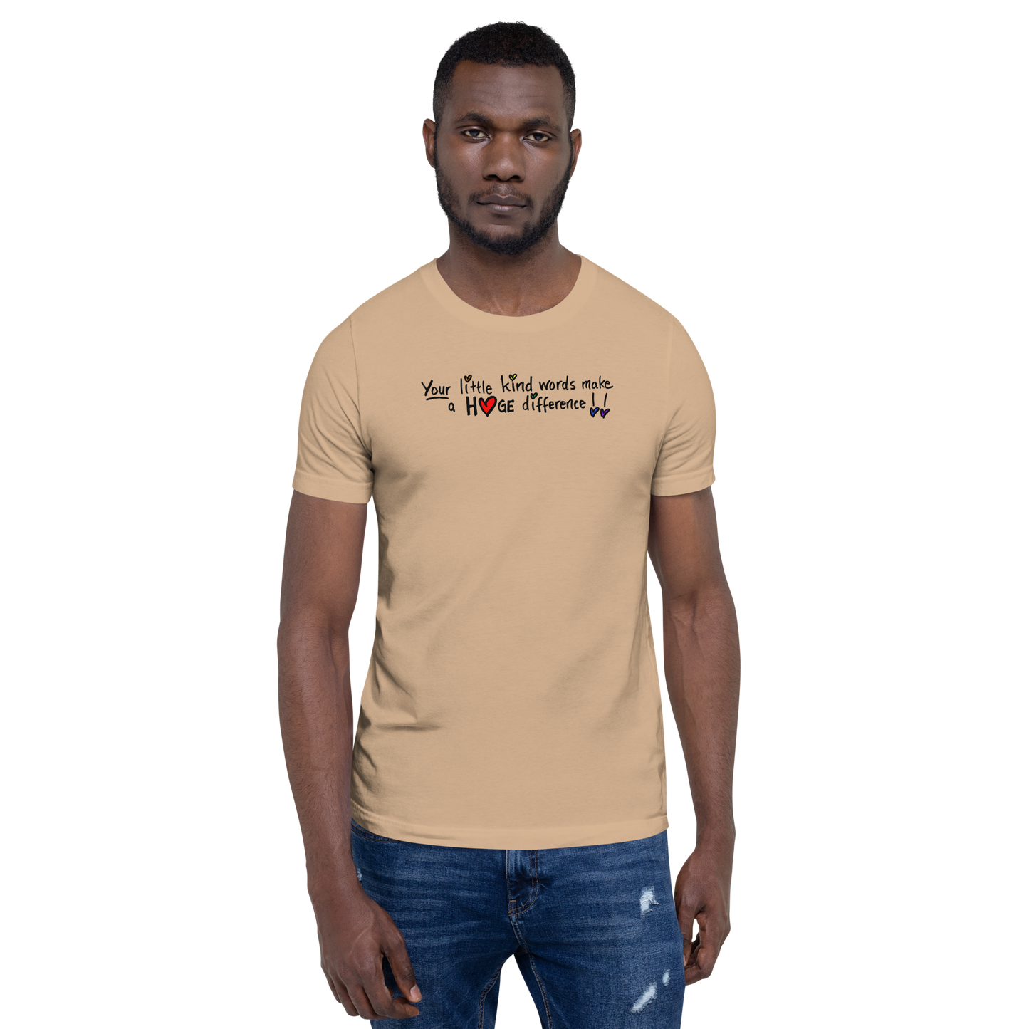 Little Kind Words Make a Huge Difference - Short-Sleeve Unisex T-Shirt